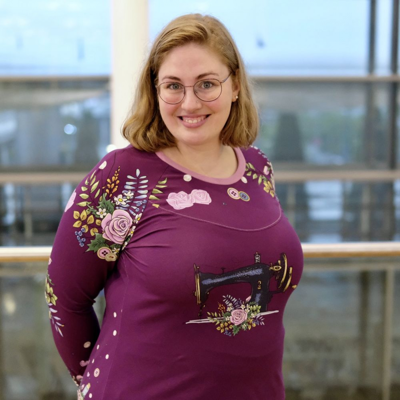 Eigenproduktion Sewing Love von Graustufen-Stoffe auf Baumwolljersey